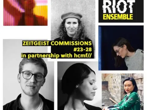 Riot Ensemble Zeitgeist Commissions--Photo courtesy HCMF/Riot Ensemble