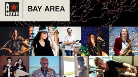 innova Bay Area Pilot Program artists Eki’Shola Abrams, Melinda Martinez Becker, Nicolas Lell Benavides, Lisa Mezzacappa, Beth Schenck, SHENSduo, Lewis Jordan, Julie Herndon, and Anne Hege