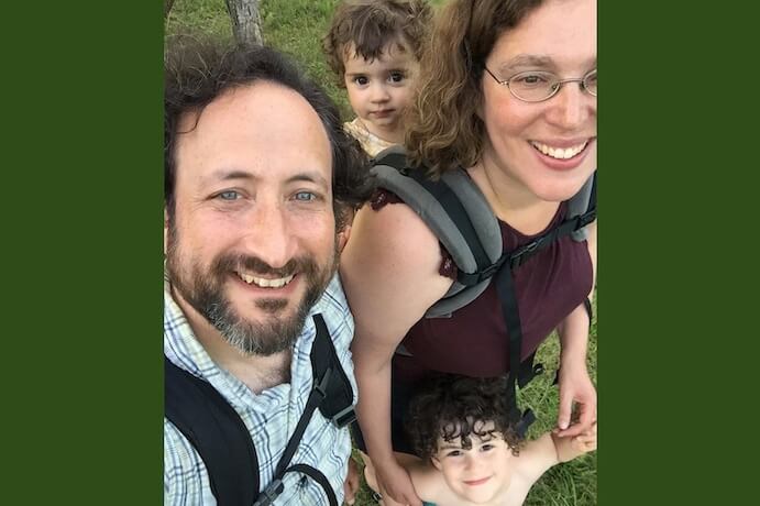 Emily Doolittle with her family--Photo courtesy of the artist