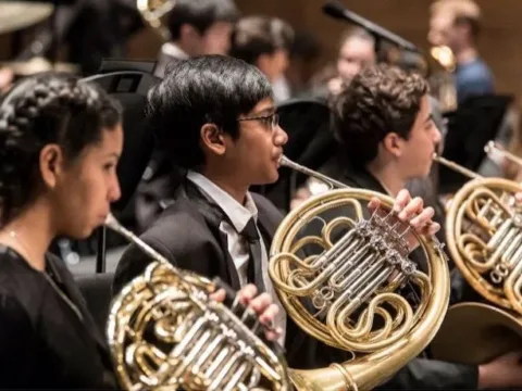 Juilliard Preparatory Division students--Photo by Rachel Papo