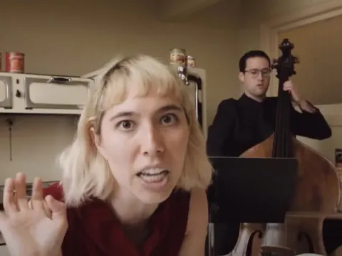 Departure Duo performs Sarah Gibson's The Boys Are There