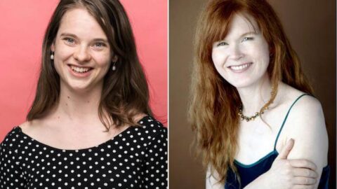 Rose Hegele (Photo by Brandon Vick) and Sarah Cahill (Photo by Christine Alicino)