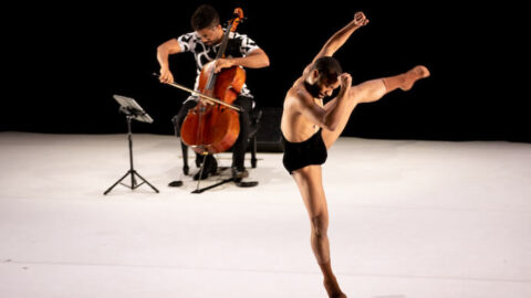 Seth Parker Woods and Roderick George in Difficult Grace--Photo by Bailey Holiver