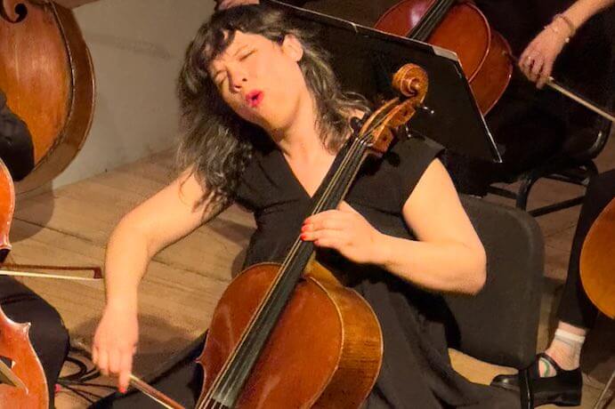 Andrew Yee with String Orchestra of Brooklyn -- Photo by Todd Weinstein