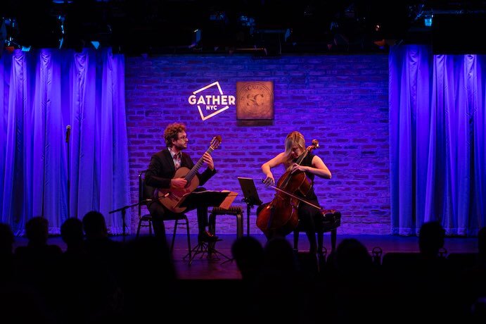 Rupert Boyd and Laura Metcalf perform at GatherNYC -- Photo by Michael Abramyan