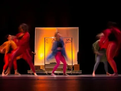 Attack Theater performs with Roomful of Teeth at the International Conference of Dalcroze Studies -- Photo by Charlie Claffey
