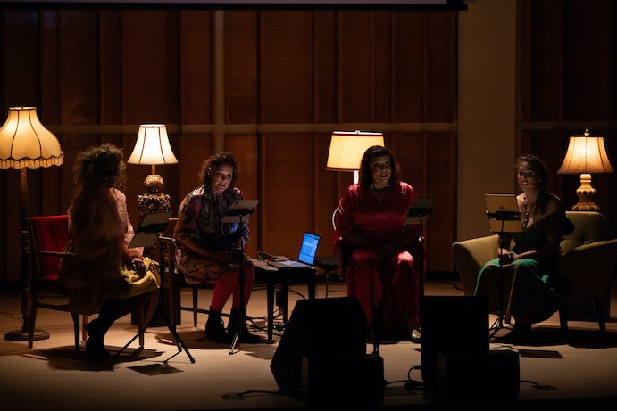 Quince Ensemble performs Paul Pinto's The Approach: Part One at Kaufman Music Center -- Photo by David Andrako