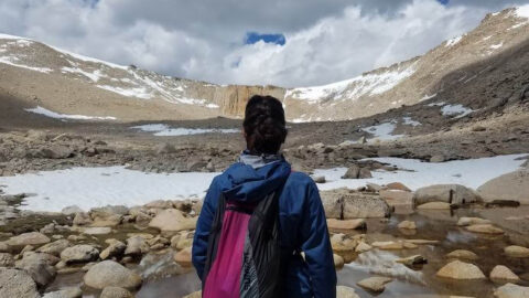 Juhi Bansal on a hiking trip -- Photo courtesy of the artist