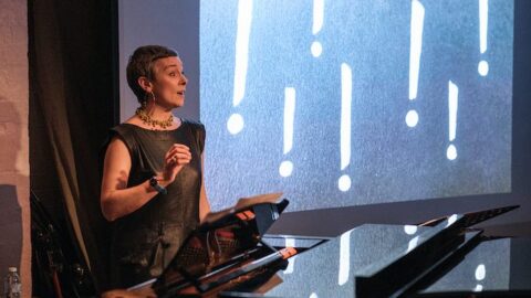 Anna Dennis performs at eavesdropping 2024 -- Photo by Dimitri Djuric