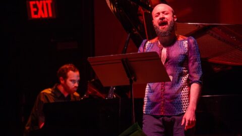 Countertenor Luke Paulino and pianist Daniel Schreiner -- Photo by Matt Josephson