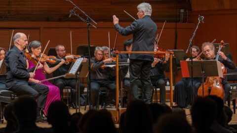Peter Oundjian leads the Colorado Music Festival Orchestra -- Photo by Geremy Kornreich