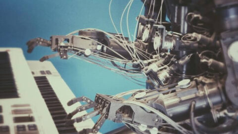 Robot Pianist -- Image by Possessed Photography