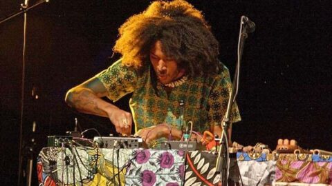 Roman Norfleet performs at High Zero 2024 -- Photo by Stewart Mostofsky