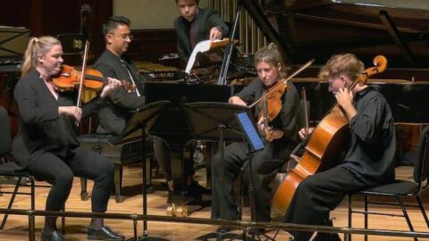Vijay Iyer and Manchester Collective Members -- Courtesy of Wigmore Hall