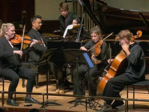 Vijay Iyer and Manchester Collective Members -- Courtesy of Wigmore Hall
