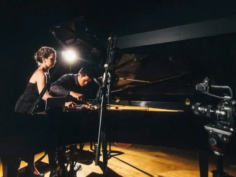 HOCKET piano duo (Sarah Gibson and Thomas Kotcheff)