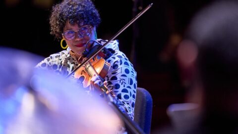 Jessie Montgomery -- Photo by Rob Davidson for Miller Theatre at Columbia University