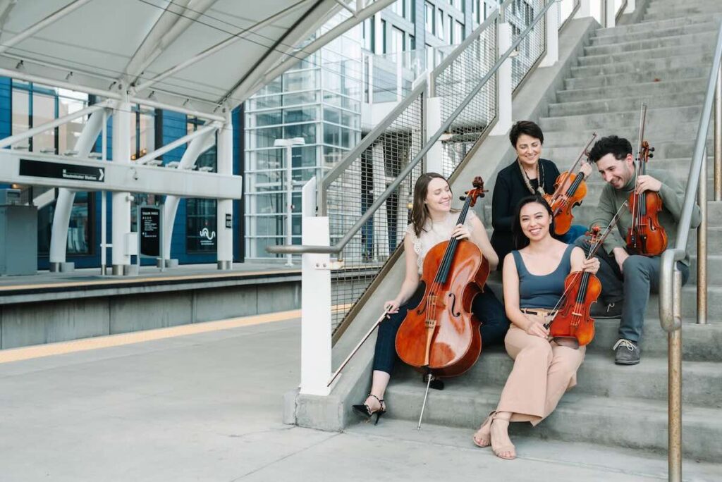 L-R: Ariana Nelson, Korine Fujiwara, Sam Weiser, Marisa Ishikawa -- Photo by Josie V. Photography