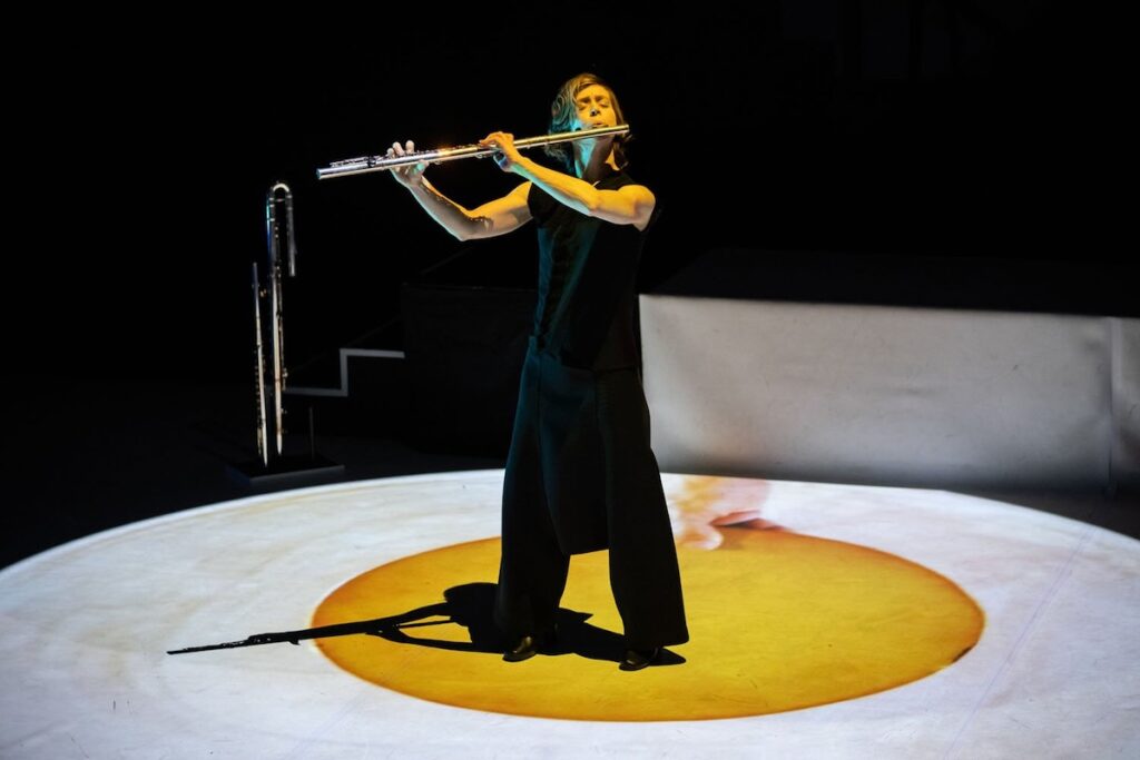 Claire Chase -- Photo by Walter Wlodarczyk