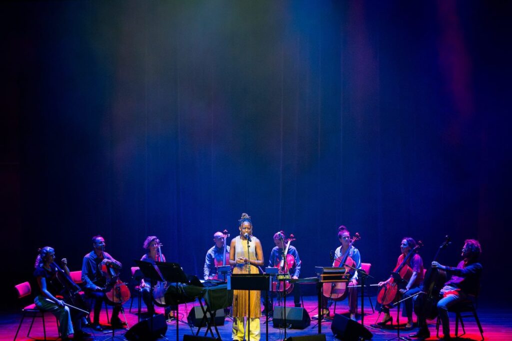 Nyokabi Kariūki and Cello Octet Amsterdam -- Photo by Paulus van Dorsten