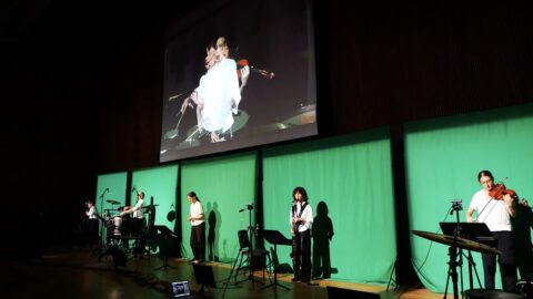 TAK Ensemble performing Qiujiang Levi Lu's 觀世音 (GuānShìYīn) – Perceiver of the World’s Sounds -- Photo by TAK Ensemble