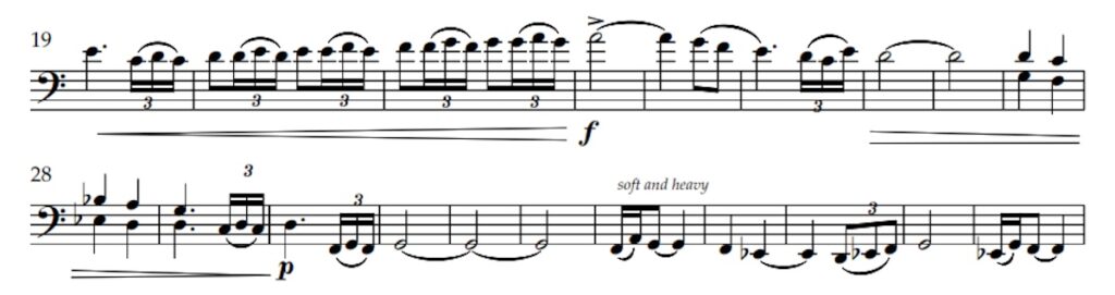"Detachment" for solo cello by Hamed Erfani 