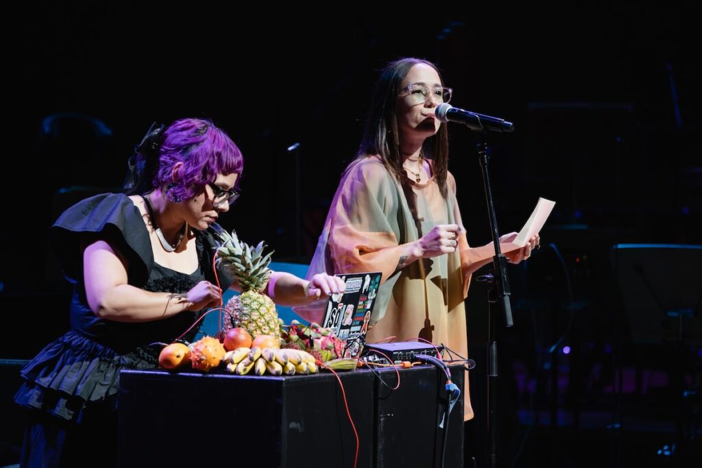 Angélica Negrón and Amanda Hernández -- Photo by Farah Sosa at the Walt Disney Concert Hall, provided courtesy of the Los Angeles Philharmonic Association