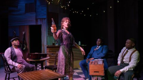 Albert R. Lee, Melissa Wimbish, Marvin Wayne, and Anthony Ballard in Damien Geter's 