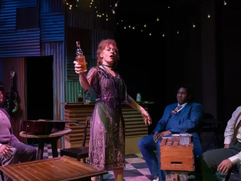 Albert R. Lee, Melissa Wimbish, Marvin Wayne, and Anthony Ballard in Damien Geter's 