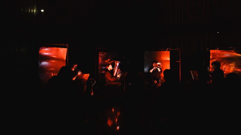 Apparat brass quartet performs Bergrún Snæbjörnsdóttir’s 