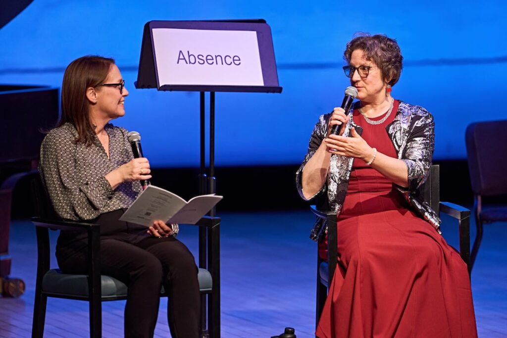 Melissa Smey and Lisa Bielawa -- Photo by Rob Davidson for Miller Theatre