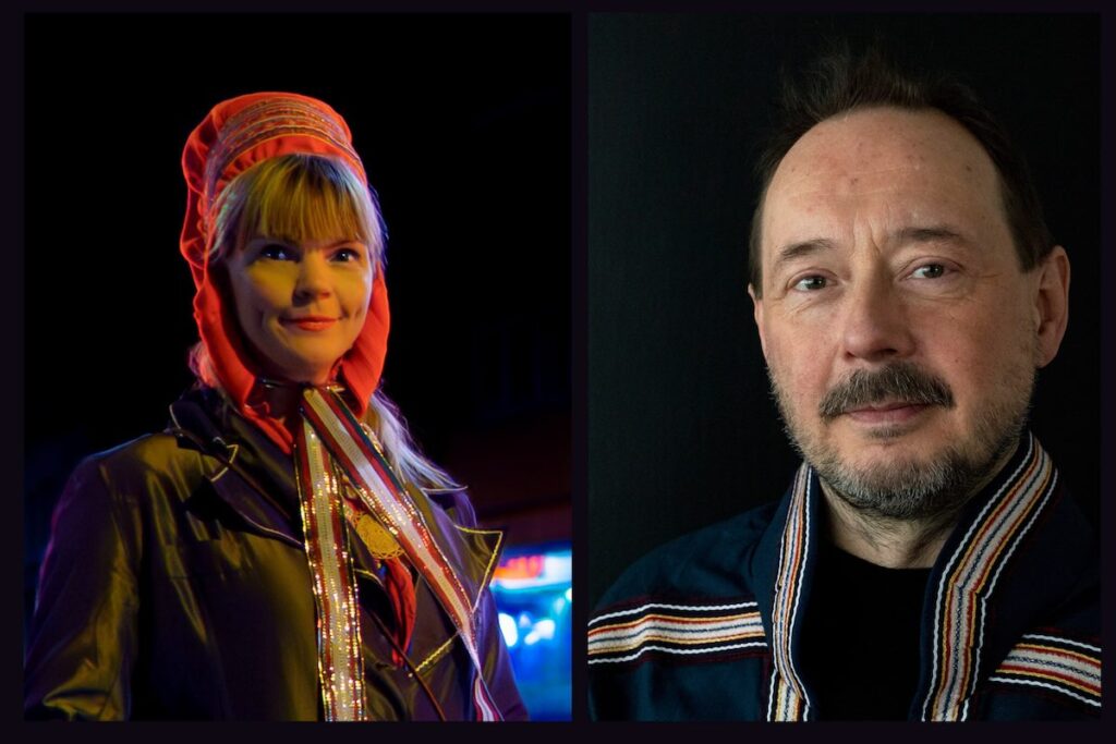 Sara Marielle Gaup and Johan Sara Jr. Photos courtesy of artist and Susanne Hætta