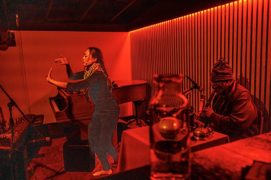 Jen Shyu and William Parker -- Photo by Christopher Pellam