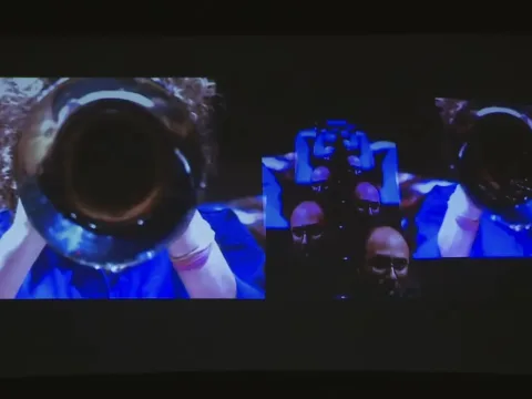 Talk Show at Roulette Intermedium -- Screenshot courtesy of Roulette Intermedium