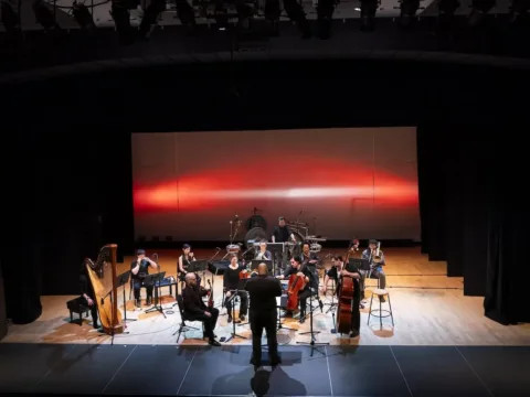 International Contemporary Ensemble at Hannah Kendall Composer Portrait -- Photo by Stephanie Berger for Miller Theatre at Columbia University