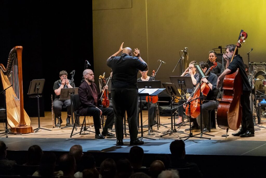 International Contemporary Ensemble at Hannah Kendall Composer Portrait -- Photo by Stephanie Berger for Miller Theatre at Columbia University