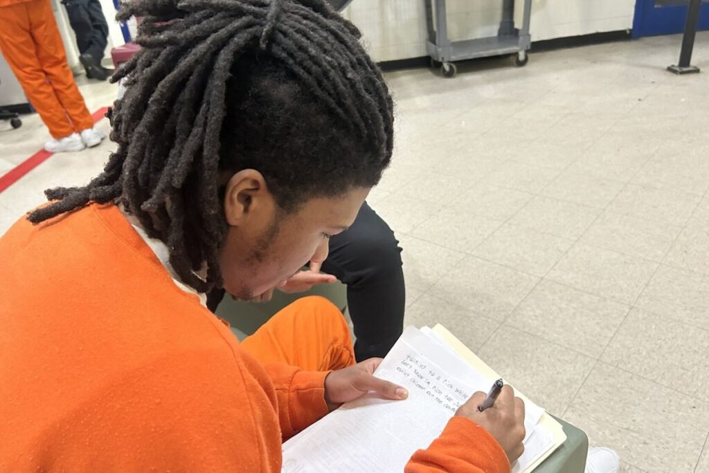 Project Poetic Justice Participant -- Photo by Scott Gelman from WTOP News