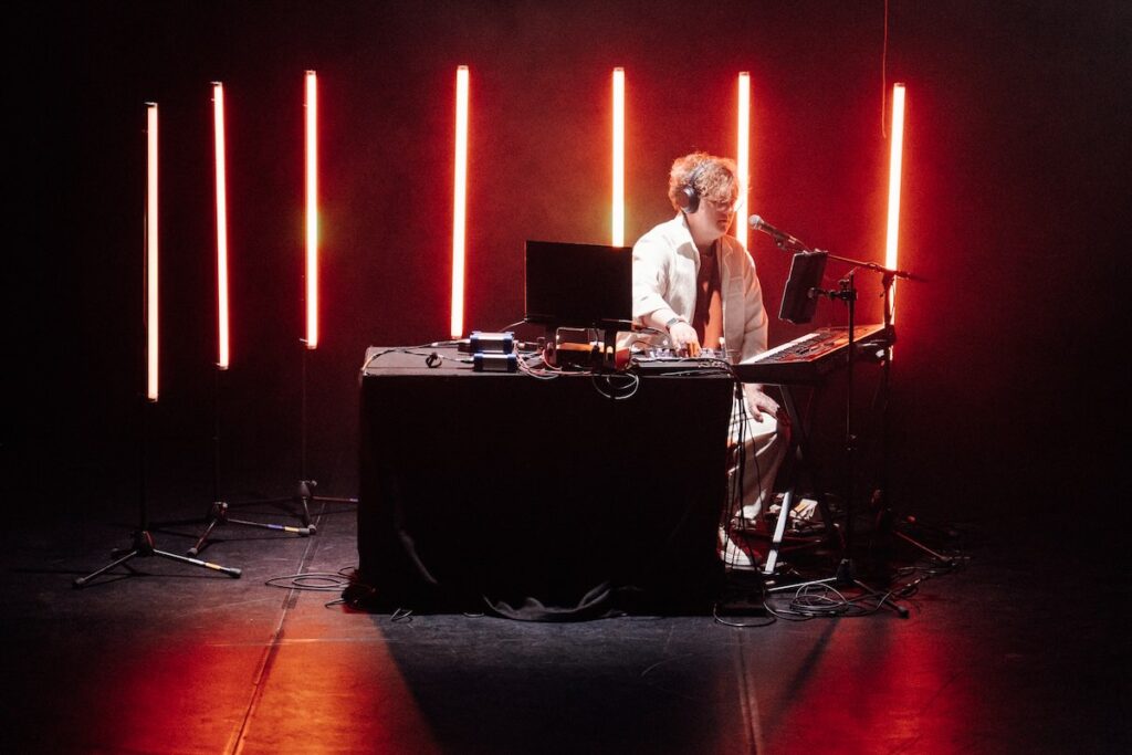 CHAINES at Manchester Collective's "Papillons" -- Photo by Pete Woodhead