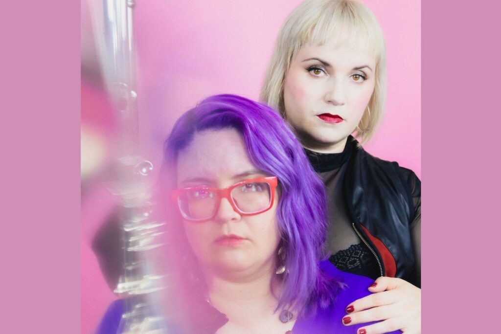SydeBoob Duo (L-R: Sarah Steranka and Anna Elder) -- Courtesy of artist