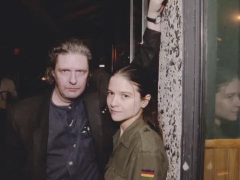 Glenn Branca and Reg Bloor -- Photo by Richard McCaffrey
