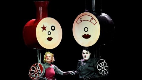 Charlotte Kennedy and Archie Inns as Ramona and Ermon in 