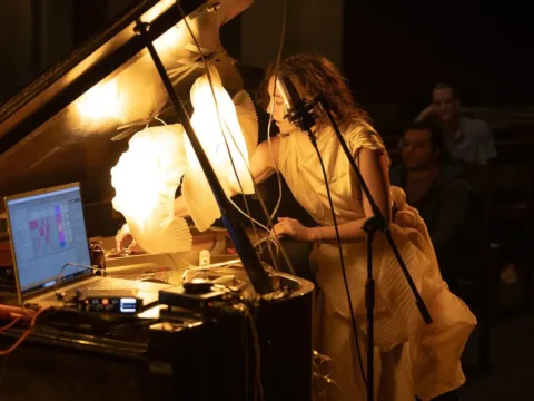 Julia Edith Rigby performs 
